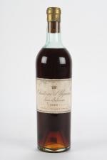1 Blle Château d'Yquem, Lur-Saluces, 1928, haut épaule, usures et...