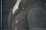 ECOLE FRANCAISE vers 1800. "Portrait d'homme de profil", pastel sur...