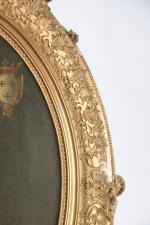ECOLE FRANCAISE du XVIIIème siècle. "Portrait présumé de Louis de...