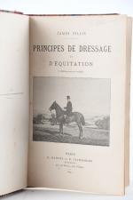 FILLIS, James. "Principes de dressage et d'équitation". Paris, 1891. Relié.