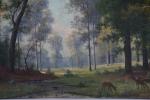 JACOBUS JOHANNES VAN POORTEN (1841-1914), huile sur toile signée en...