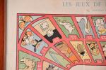 RABIER, Benjamin (1869-1939). "Jeu de l'oie", affiche publicitaire pour la...