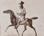 VERNET, Carle (1758-1836). "L'Anglomane", dessin à la plume et au...