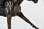NEWMARK, Marilyn (1928-2013). "L'arrivée" ou "Man O'War", bronze à patine...