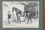 LALAISSE, Hippolyte (1812-1884). Suite de sept gravures en noir et...