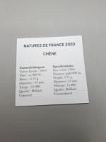 PIECE OR monnaie de Paris - feuille de chêne 250...