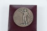 MEDAILLES (lot de 22) en bronze ou bronze argenté, XIXème...