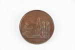 MEDAILLES (huit) en bronze XIXème et XXème siècles dont :...