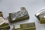 CHRISTOFLE, modèle Malmaison - Ménagère en métal argenté comprenant :...