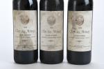 7 blles Lalande-de-Pomerol, Clos des moines, 1989 (usures aux étiquettes)