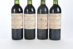 LOT de 8 bouteilles :
4 blles Saint Emilion Grand Cru,...