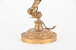 LAMPE de BUREAU en bronze ciselé. Style Louis XVI. H....