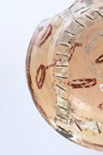 PLAT hispano-mauresque en céramique à lustre métallique. XV-XVIème s. Manque...