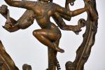 ASIE (moderne). "Shiva", bronze à patine brune, ajouré. H. 106...