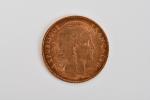 MONNAIE d'OR (1) : 10 francs 1911. Poids : 3,2...