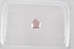 PIERRE sous scellé : diamant naturel rose taille "kite" ou...