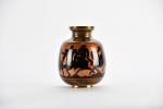 MAYODON Jean (1893-1967). Vase ovoïde sur talon en céramique à...
