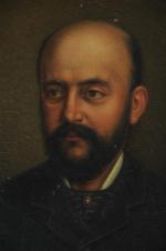 ECOLE FRANCAISE du 19ème siècle. "Portrait de M. Gustave Branthome",...