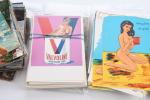 CURIOSA - Ensemble d'environ 100 cartes postales couleurs CPM et...