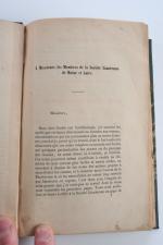 ANJOU. Michel Honoré VINCELOT. Essais étymologiques sur l'ornithologie de Maine-et-Loire, ou...