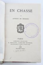 BOISSIEU Arthur de. En chasse. Paris, E. Maillet, 1868. In-12, reliure...