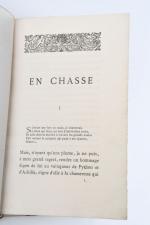 BOISSIEU Arthur de. En chasse. Paris, E. Maillet, 1868. In-12, reliure...