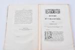 LABRUYERRE L. Histoire d'un braconnier Paris, J. Techener, 1844. In-8, broché,...