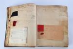 [Belle Jardinière]. Commande vénerie. [Paris, 1898-1948]. Registre manuscrit in-4, 126...