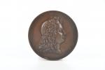 MEDAILLE en bronze au profil de Louis Alexandre de Bourbon,...