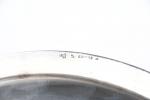 ERCUIS - Plat circulaire (diam. 33 cm) et plat ovale...