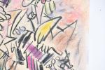 GEN PAUL (1895-1975). Clowns musiciens. Crayons gras sur papier. ...