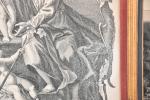 LOT d'ESTAMPES : St Joseph, gravure, XVIIème siècle. 30 x...