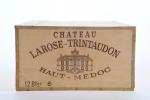 12 blles HAUT-MEDOC CH LAROSE TRINTAUDON, rouge 1999. Caisse bois...
