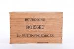 6 blles VOUGEOT, JEAN-CLAUDE BOISSET, rouge 1984. Caisse bois non...