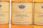 6 blles Bordeaux blanc, Cadillac, Château Cousteau, Reglat, 1999
