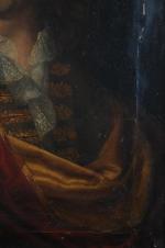 ECOLE FRANCAISE vers 1700, suiveur de BELLE. "Portrait d'homme de...
