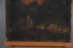 ECOLE ROMAINE vers 1800. "Portrait d'homme", huile sur toile. 33,5...