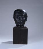 GIMOND, Marcel (1894-1961). "Madame Gimond. Bronze à patine brune signé...