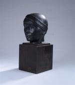 GIMOND, Marcel (1894-1961). "Madame Gimond. Bronze à patine brune signé...