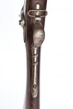 FUSIL, modèle 1822 T bis, modifié artisanalement en tromblon. Canon...