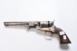 REVOLVER liégeois, modèle Brevet Colt. 6 coups, calibre .36''. Canon...