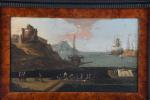 ECOLE HOLLANDAISE vers 1700, entourage d'Adrien van der Cabel. "Le...