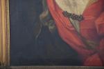 ECOLE FRANCAISE vers 1730 "Gentilhomme à la cape rouge" et...