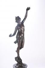 BOLOGNE, Jean de (d'après), XIXème siècle. Fortune. Bronze à patine...