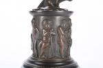 BOLOGNE, Jean de (d'après), XIXème siècle. Fortune. Bronze à patine...