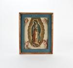 SERNA***, Manuel, école Mexicaine du XVIIIème siècle. "Vierge de Guadalupe",...