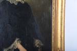 MELIN, Joseph Urbain (1814 - 1886) "Mme de Clocheville", portrait...