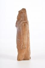 EGYPTE antique. Statuette en albâtre du dieu Thot sous la...