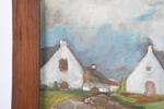 GUILLAUME, Emile Louis (1900-1975) (attribué à). "Chapelle en Bretagne", huile...