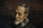 BERNARD, Emile Henri (1868-1941). "Portrait d'un peintre", huile sur toile...